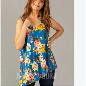 Agnes & Dora™ Asymmetrical Tank Princess Blue Wate